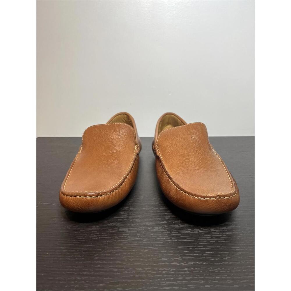 Massimo Matteo Firenze Mens Venetian Driver Slip-on Loafer Shoes Brown 8.5